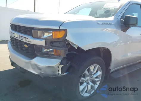 2020 Chevrolet Silverado 1500 2Wd Double Cab Standard Bed Custom from USA, damaged, VIN 1GCRWBEKXLZ312774